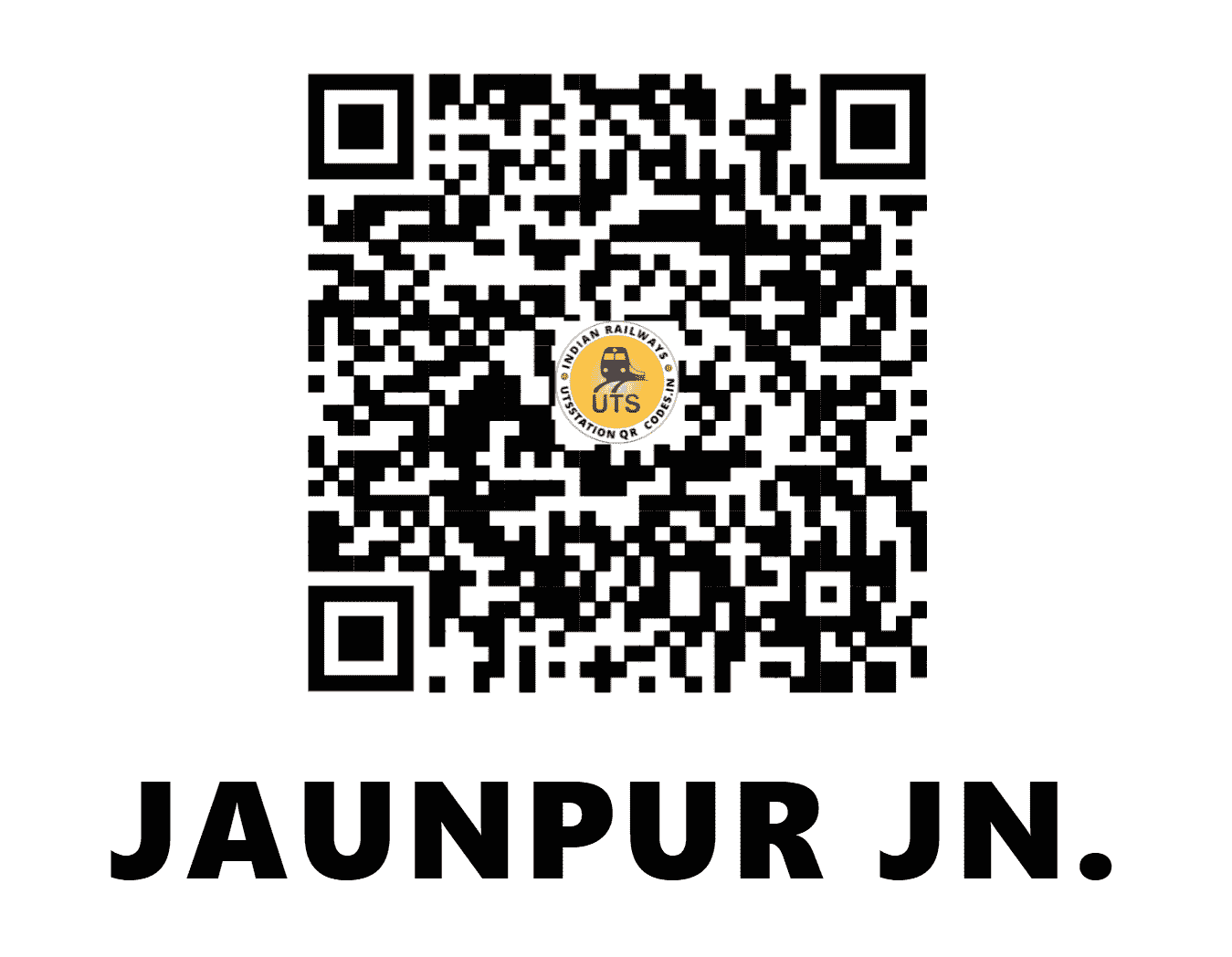 UTS QR Code for JAUNPUR JN. - JNU (NR - UTTAR PRADESH)